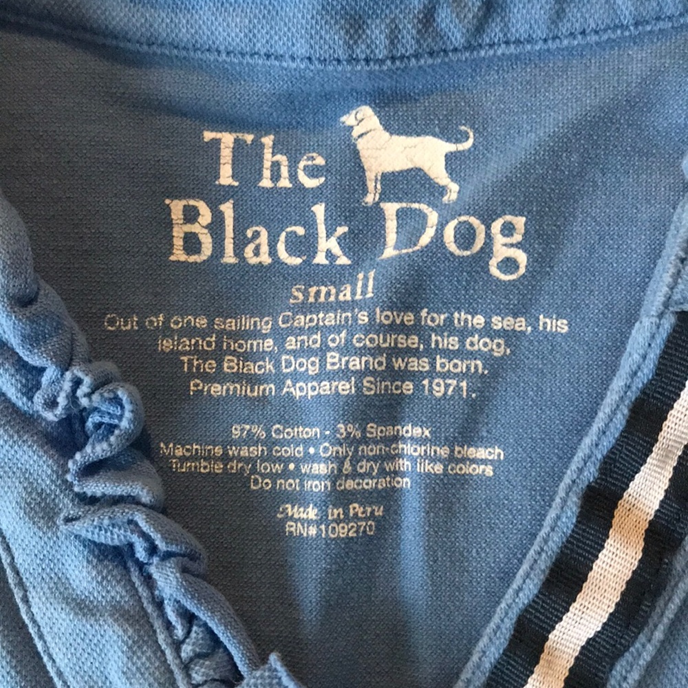 The Black Dog Ruffle Tank - Picture 2 of 5